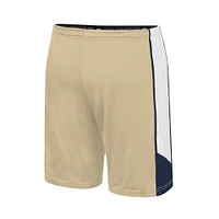 Colosseum Gold Georgia Tech Yellow Vestes Haller Shorts pour hommes
