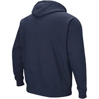 Men's Colosseum Navy Georgia Tech Yellow Jackets Sunrise Pullover Hoodie