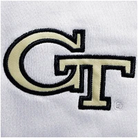 Men's Colosseum White Georgia Tech Yellow Jackets Tortugas Logo Quarter-Zip Jacket