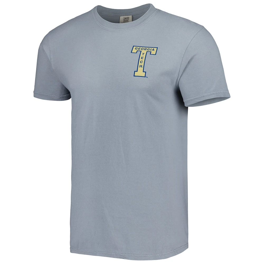 Men's Graphite Georgia Tech Yellow Jackets Vault State Comfort T-Shirt