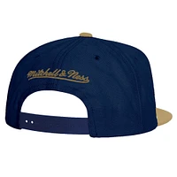 Casquette Snapback 2-Tone 2.0 Mitchell & Ness pour hommes, bleu marine/or, Georgia Tech Yellow Jackets