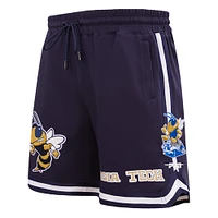 Men's Pro Standard Navy Georgia Tech Yellow Jackets Classic Shorts