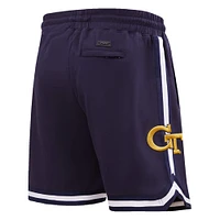 Men's Pro Standard Navy Georgia Tech Yellow Jackets Classic Shorts