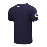 Men's Pro Standard Navy Georgia Tech Yellow Jackets Classic Stacked Logo T-Shirt