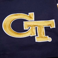 Men's Pro Standard Navy Georgia Tech Yellow Jackets Classic Stacked Logo T-Shirt
