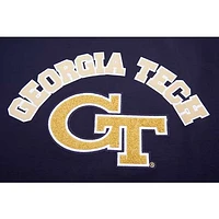 Men's Pro Standard Navy Georgia Tech Yellow Jackets Classic Stacked Logo T-Shirt