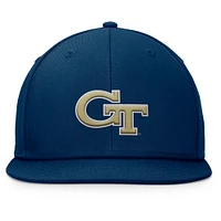 Men's Top of the World Navy Georgia Tech Yellow Jackets Fundamental Snapback Hat