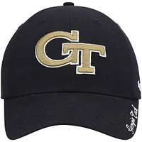 Women's '47 Navy Georgia Tech Yellow Jackets Miata Clean Up Logo Adjustable Hat