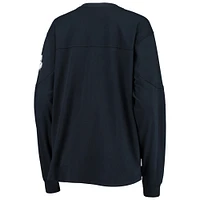 Women's Pressbox Navy Georgia Tech Yellow Jackets Edith Long Sleeve T-Shirt