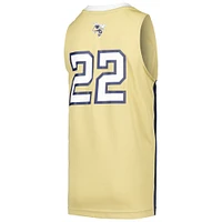 Youth adidas #22 Gold Georgia Tech Yellow Jackets Swingman Jersey