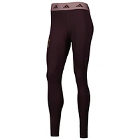 Women's adidas Maroon Germany National Team DNA AEROREADY Tights
