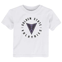 Infant  White Golden State Valkyries Circle T-Shirt