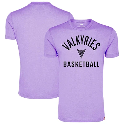 T-shirt unisexe Sportiqe Violet Golden State Valkyries ultra-doux et confortable en mélange de trois