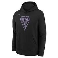 Youth Nike  Black Golden State Valkyries Primary Logo Pullover Hoodie