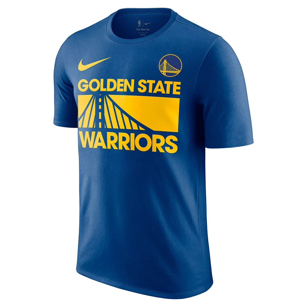 Men's Nike Blue Golden State Warriors Courtside This Is Our Year T-Shirt