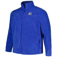 Men's Columbia Royal Golden State Warriors Steens Full-Zip Jacket