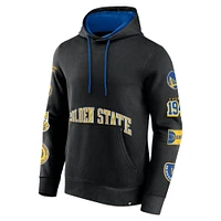 Men's Fanatics Black Golden State Warriors Wild Winner Pullover Hoodie