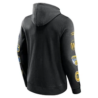 Men's Fanatics Black Golden State Warriors Wild Winner Pullover Hoodie