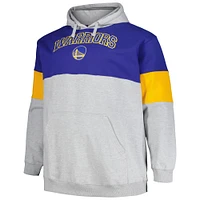 Men's Fanatics Royal/Gold Golden State Warriors Big & Tall Pullover Hoodie