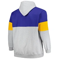 Men's Fanatics Royal/Gold Golden State Warriors Big & Tall Pullover Hoodie
