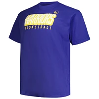 Men's Fanatics Royal/Gold Golden State Warriors Big & Tall Short Sleeve Long T-Shirt Set