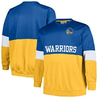 Sweat-shirt à capuche Fanatics Royal/Gold Golden State Warriors Big & Tall pour hommes