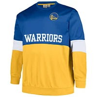 Sweat-shirt à capuche Fanatics Royal/Gold Golden State Warriors Big & Tall pour hommes