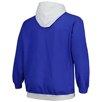 Men's Fanatics  Royal/Silver Golden State Warriors Big & Tall Primary Arctic Pullover Hoodie