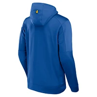 Men's Fanatics  Royal Golden State Warriors Baller Defender Performance Full-Zip Hoodie