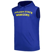 Men's Fanatics Royal Golden State Warriors Big & Tall Jersey Muscle Pullover Hoodie