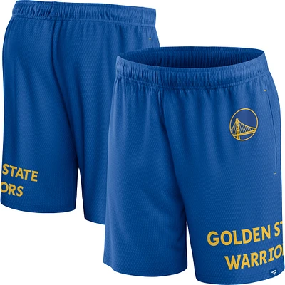 Fanatics Royal Golden State Warriors Clincher pour hommes - Short
