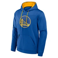 Men's Fanatics  Royal Golden State Warriors Reserve Defender Pullover Hoodie