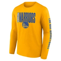 Men's Gold Golden State Warriors Vision Long Sleeve T-Shirt