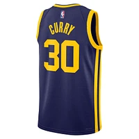 Men's Jordan Brand Stephen Curry Navy Golden State Warriors Swingman Replica Jersey - Statement Edition
