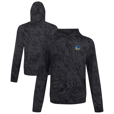 Sweat à capuche plateforme noir pour homme des Golden State Warriors de Levelwear
