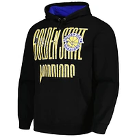 Men's Mitchell & Ness Black Golden State Warriors Hardwood Classics OG 2.0 Pullover Hoodie