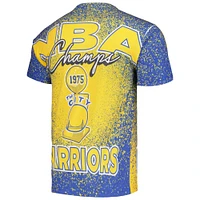T-shirt doré Mitchell & Ness Golden State Warriors Hardwood Classics 1975 NBA Champions Champ City pour hommes