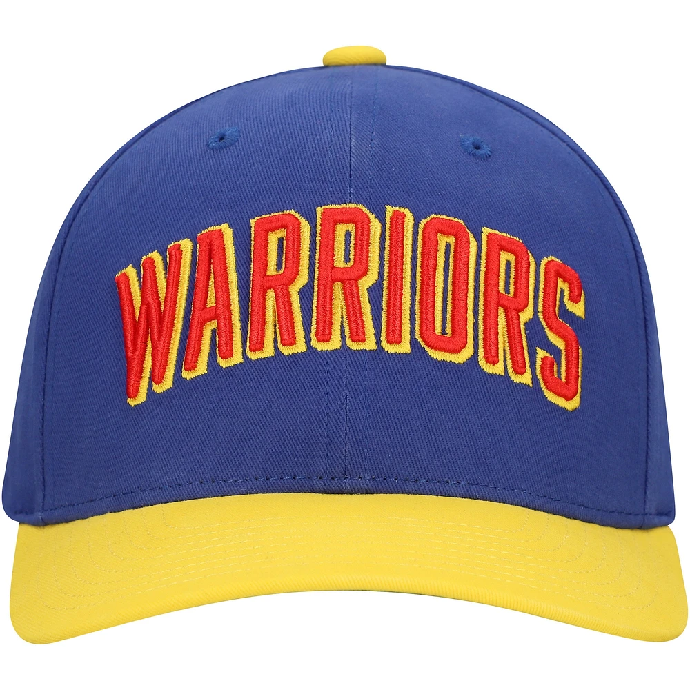 Casquette ajustable Mitchell & Ness bleu marine Golden State Warriors Team Up Classic Edition pour homme