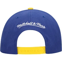 Casquette ajustable Mitchell & Ness bleu marine Golden State Warriors Team Up Classic Edition pour homme