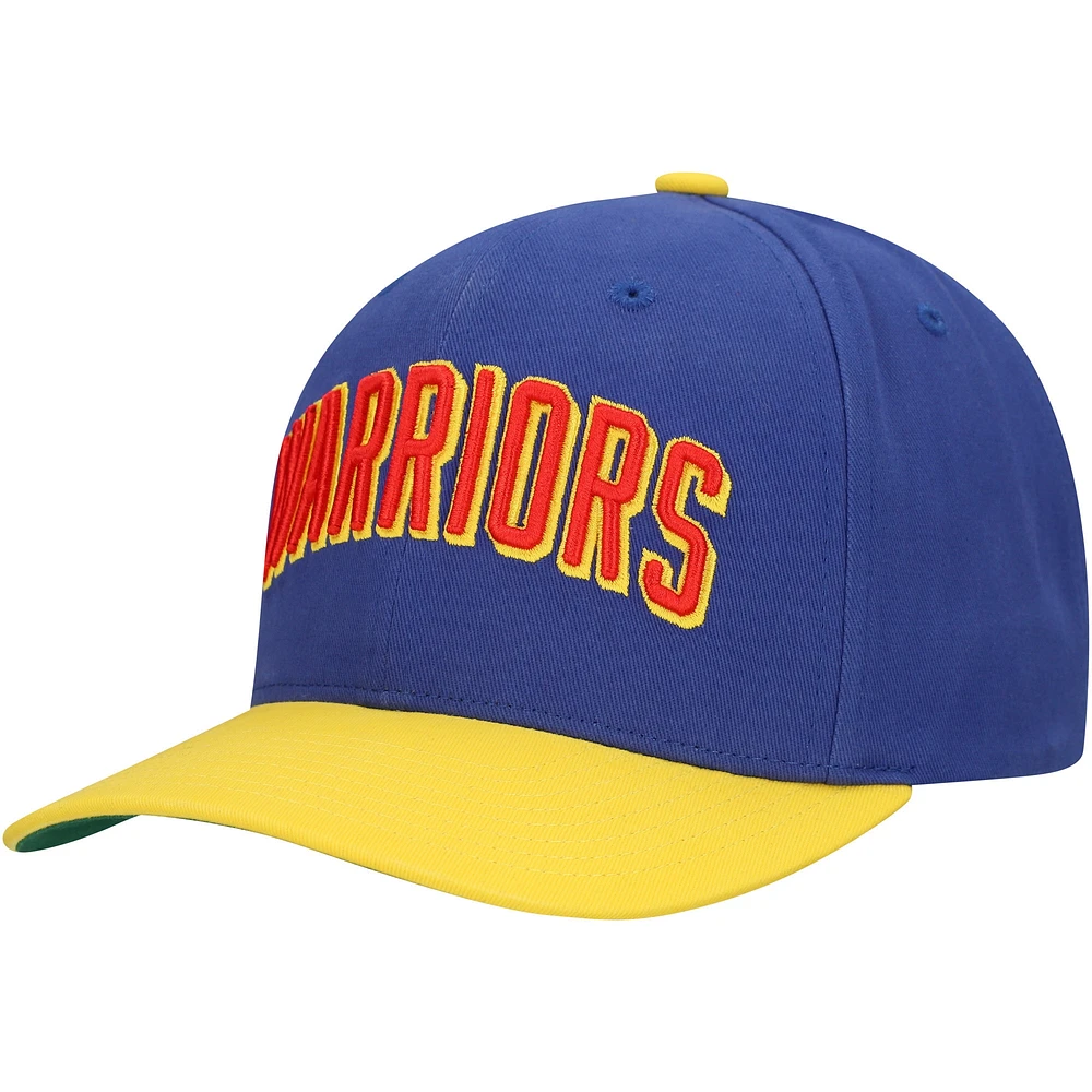 Casquette ajustable Mitchell & Ness bleu marine Golden State Warriors Team Up Classic Edition pour homme