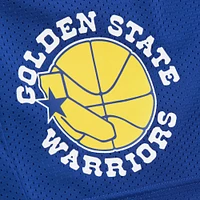 Men's Mitchell & Ness Royal Golden State Warriors Hardwood Classics Gameday Mesh Shorts