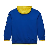 Men's Mitchell & Ness  Royal Golden State Warriors Hardwood Classics Team OG 3.0 Pullover Hoodie