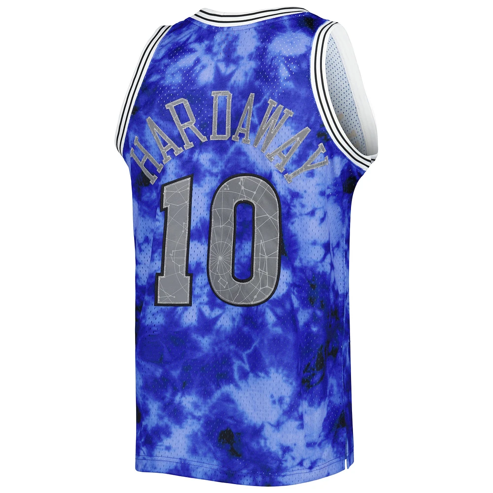 Maillot Mitchell & Ness Tim Hardaway Golden State Warriors 1990/91 Galaxy Swingman bleu pour homme