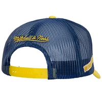 Casquette ajustable de camionneur Golden State Warriors Hardwood Classics SOUL Champs Fest Mitchell & Ness pour homme, blanc