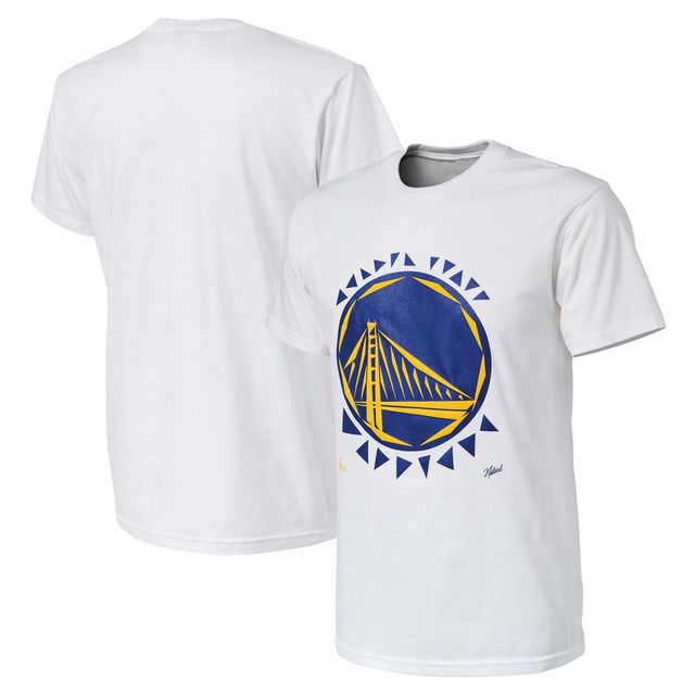 T-shirt sans identification de l'appelant NBA x Natural White Golden State Warriors pour homme