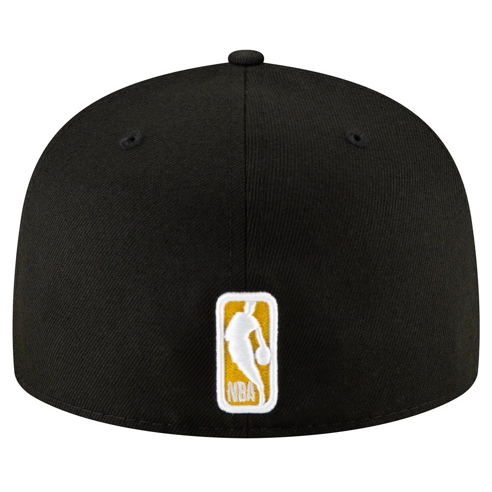 Men's New Era Black Golden State Warriors 59FIFTY Fitted Hat