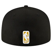 Men's New Era Black Golden State Warriors 59FIFTY Fitted Hat