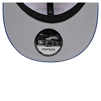 Men's New Era Cream Golden State Warriors Two-Tone 9FIFTY Snapback Hat