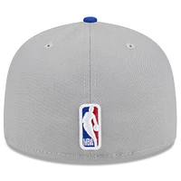 Men's New Era  Gray/Royal Golden State Warriors 2023 NBA Draft Two-Tone 59FIFTY Fitted Hat