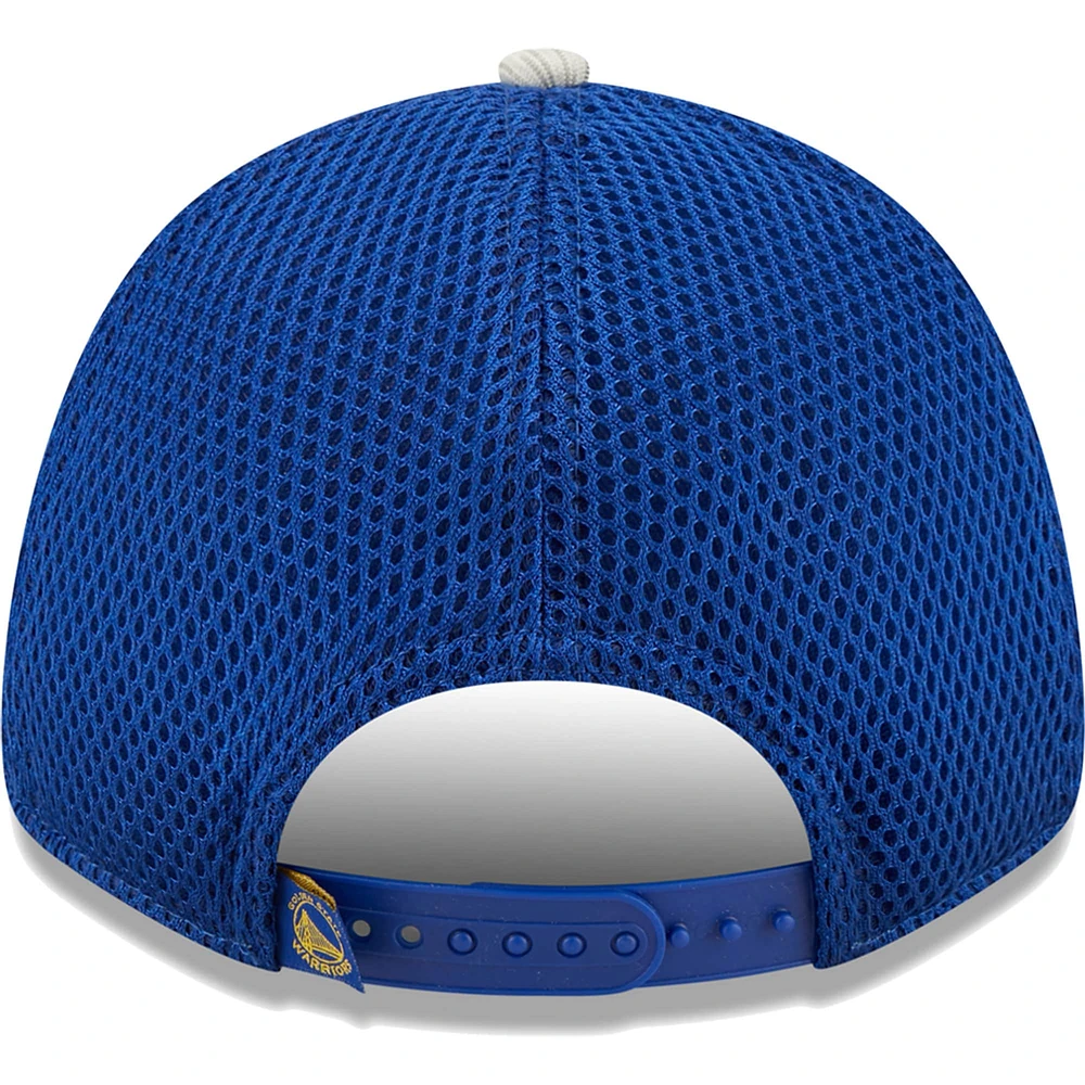 Casquette Snapback Active 9FORTY Golden State Warriors New Era pour homme - Gris/Royal - Casquette